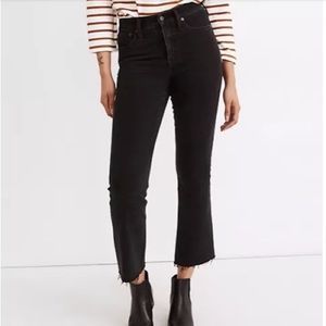 Madewell Black Demi-Boot Jeans